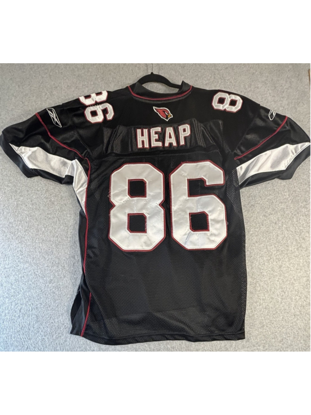 Todd Heap #86 Arizona Cardinals Reebok On Field NFL Jersey Size 50 Black